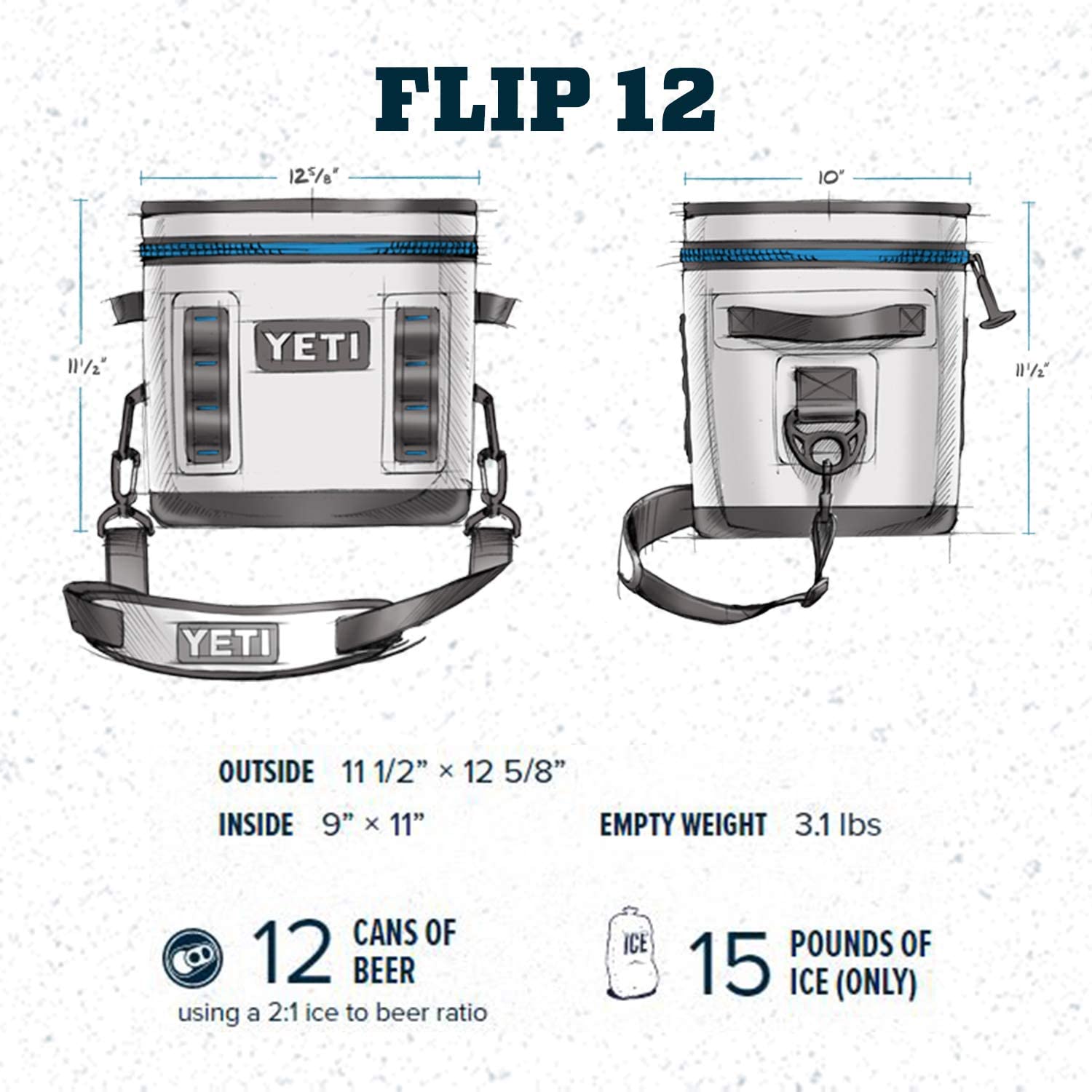 Foto 5 pulgar | Nevera Portátil Yeti Hopper Flip 12 Azul Marino - Venta Internacional.