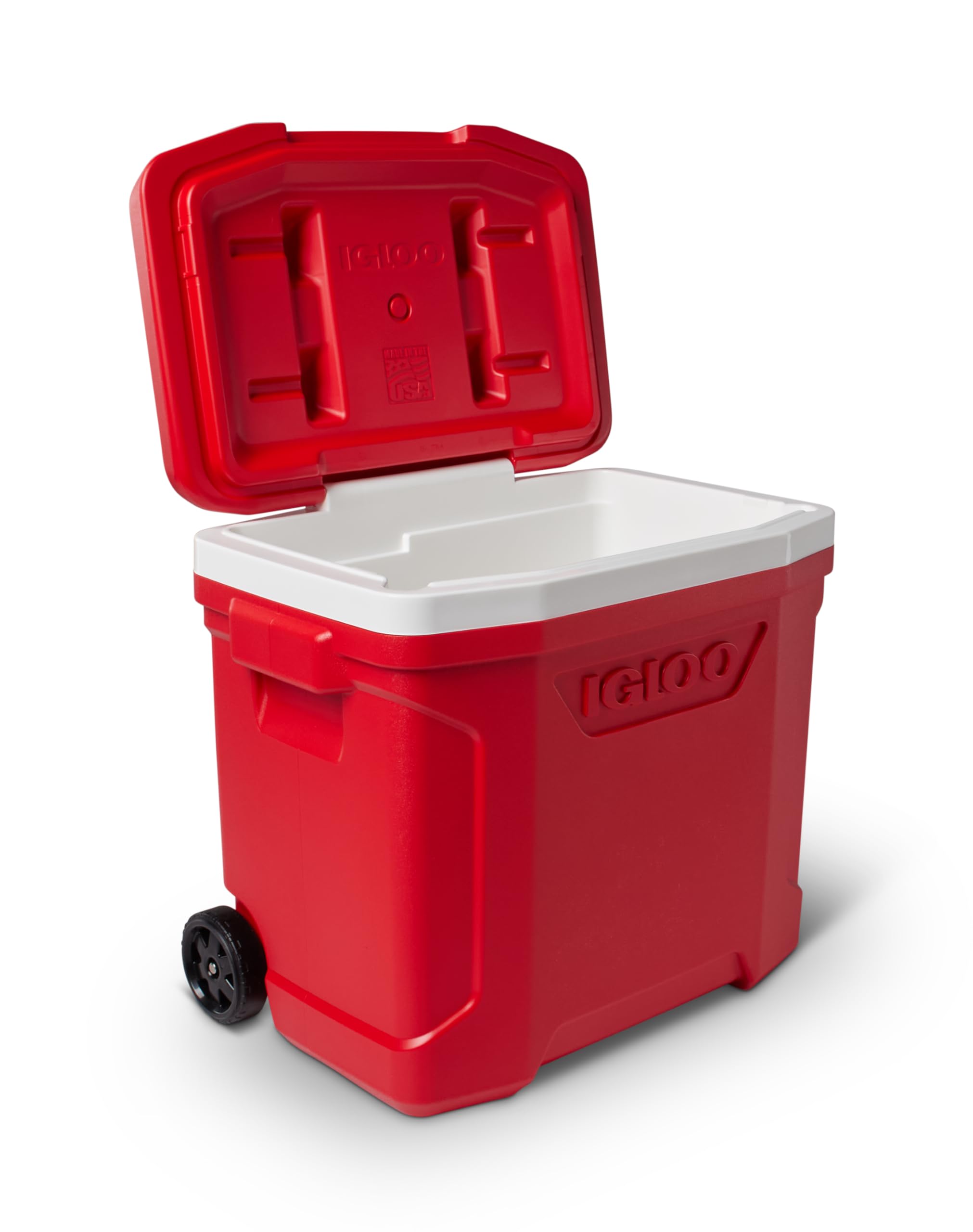 Foto 2 | Rodillo Cooler Igloo Profile Ii De 28 Cuartos De Galón Con Ruedas, Color Rojo - Venta Internacional.