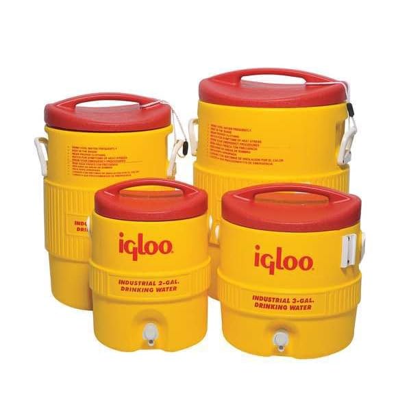 Foto 3 pulgar | Enfriador De Bebidas Igloo Industrial De 10 Galones Amarillo/rojo/blanco - Venta Internacional.