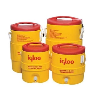 Foto 2 | Enfriador De Bebidas Igloo Industrial De 10 Galones Amarillo/rojo/blanco - Venta Internacional.