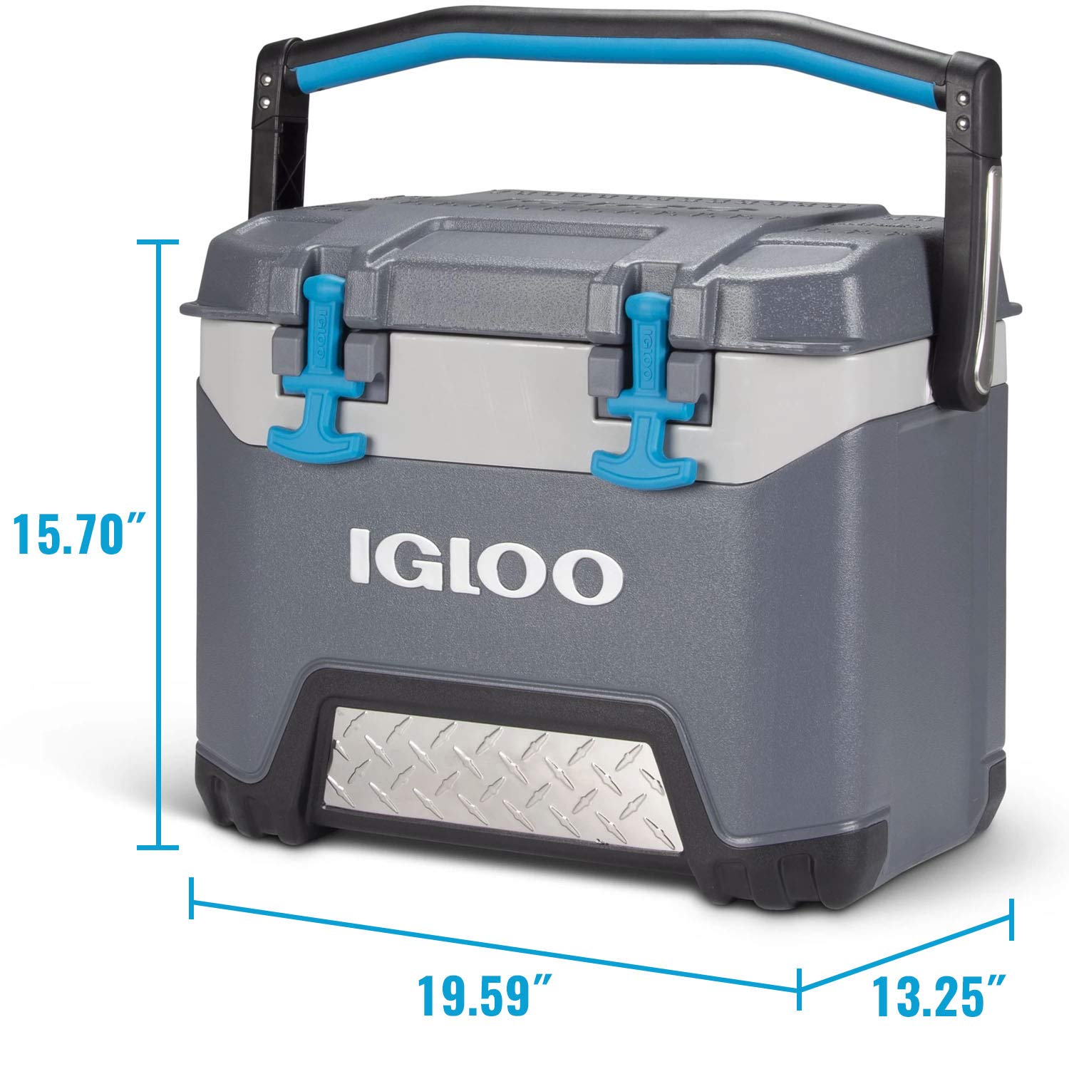 Foto 4 pulgar | Cooler Igloo Bmx, 25 Cuartos De Galón, Carbonita, Gris Y Azul - Venta Internacional.