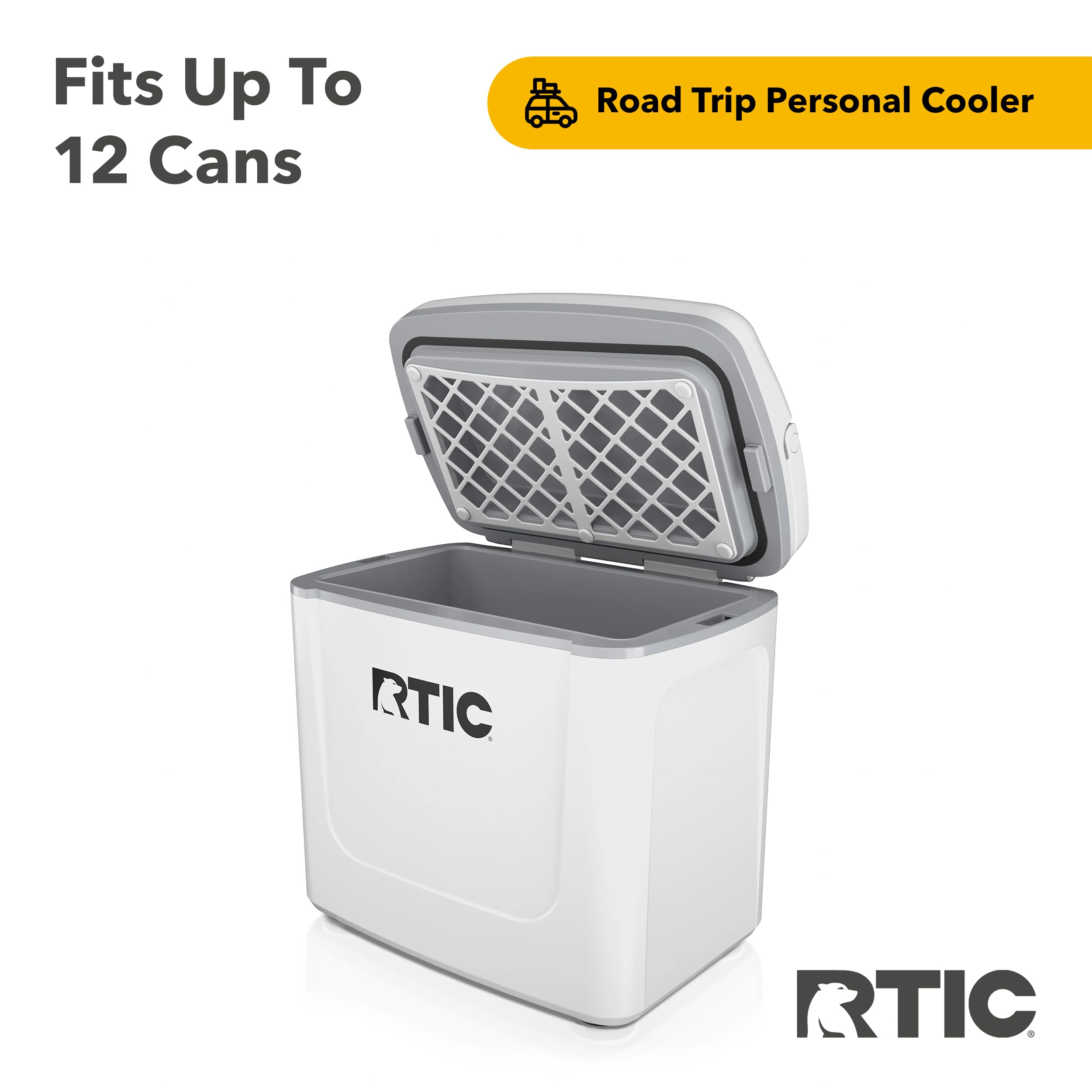 Foto 4 pulgar | Enfriador Rtic Road Trip 8qt Blanco Y Gris - Venta Internacional.