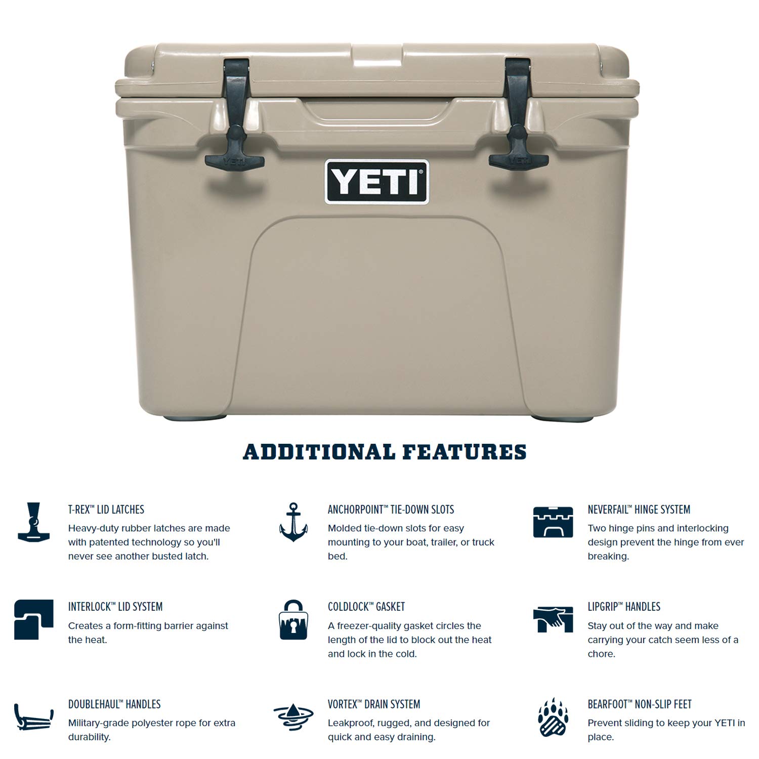 Foto 7 pulgar | Enfriador Yeti Tundra 35 Desert Tan 21l - Venta Internacional.