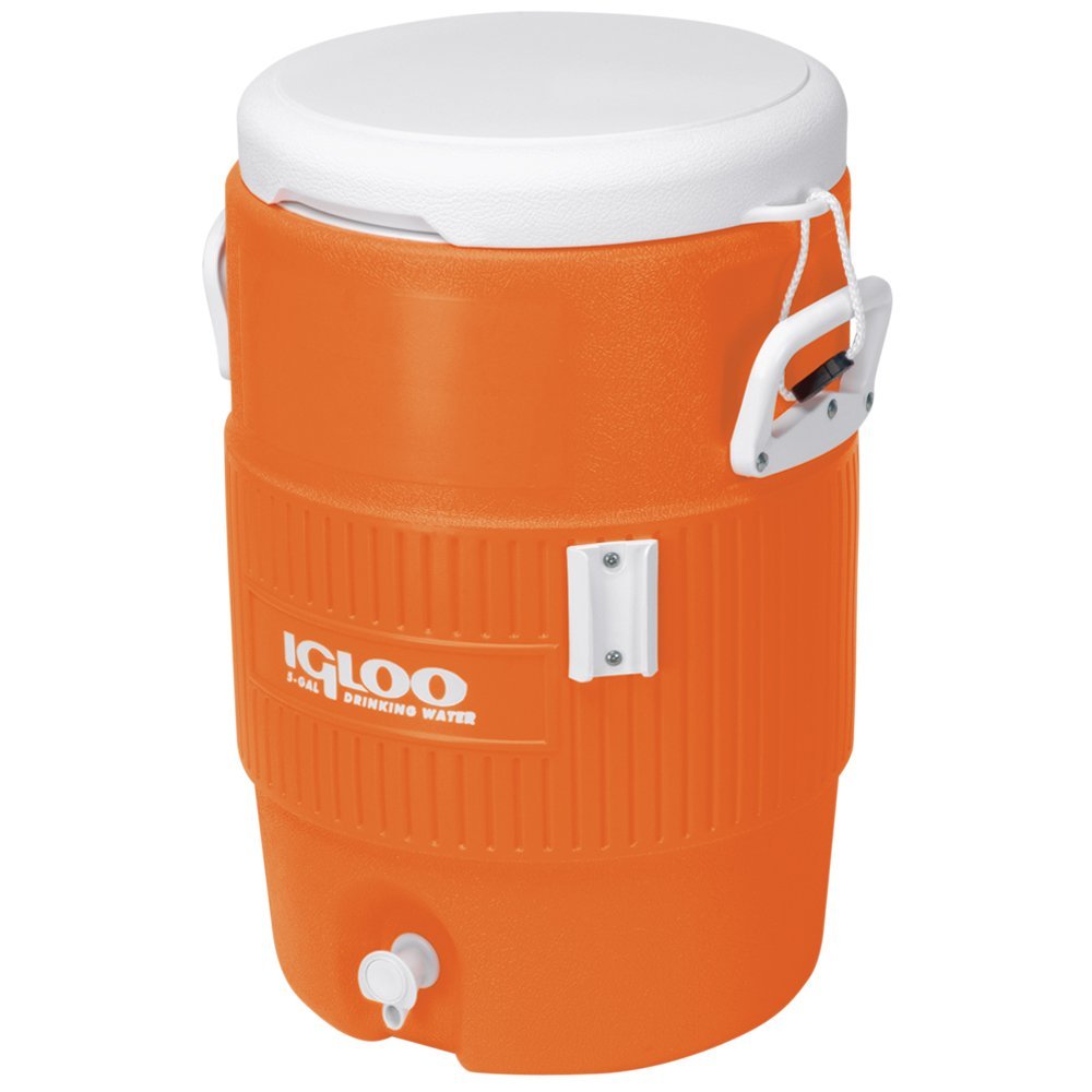 Foto 2 pulgar | Hielera Igloo De 19 Litros Con Tapa De Asiento, Color Naranja - Venta Internacional.