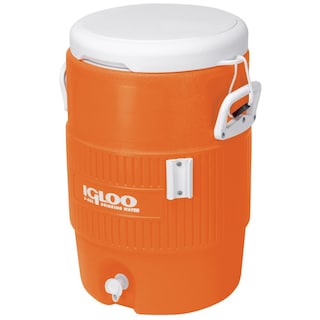 Foto 1 | Hielera Igloo De 19 Litros Con Tapa De Asiento, Color Naranja - Venta Internacional.