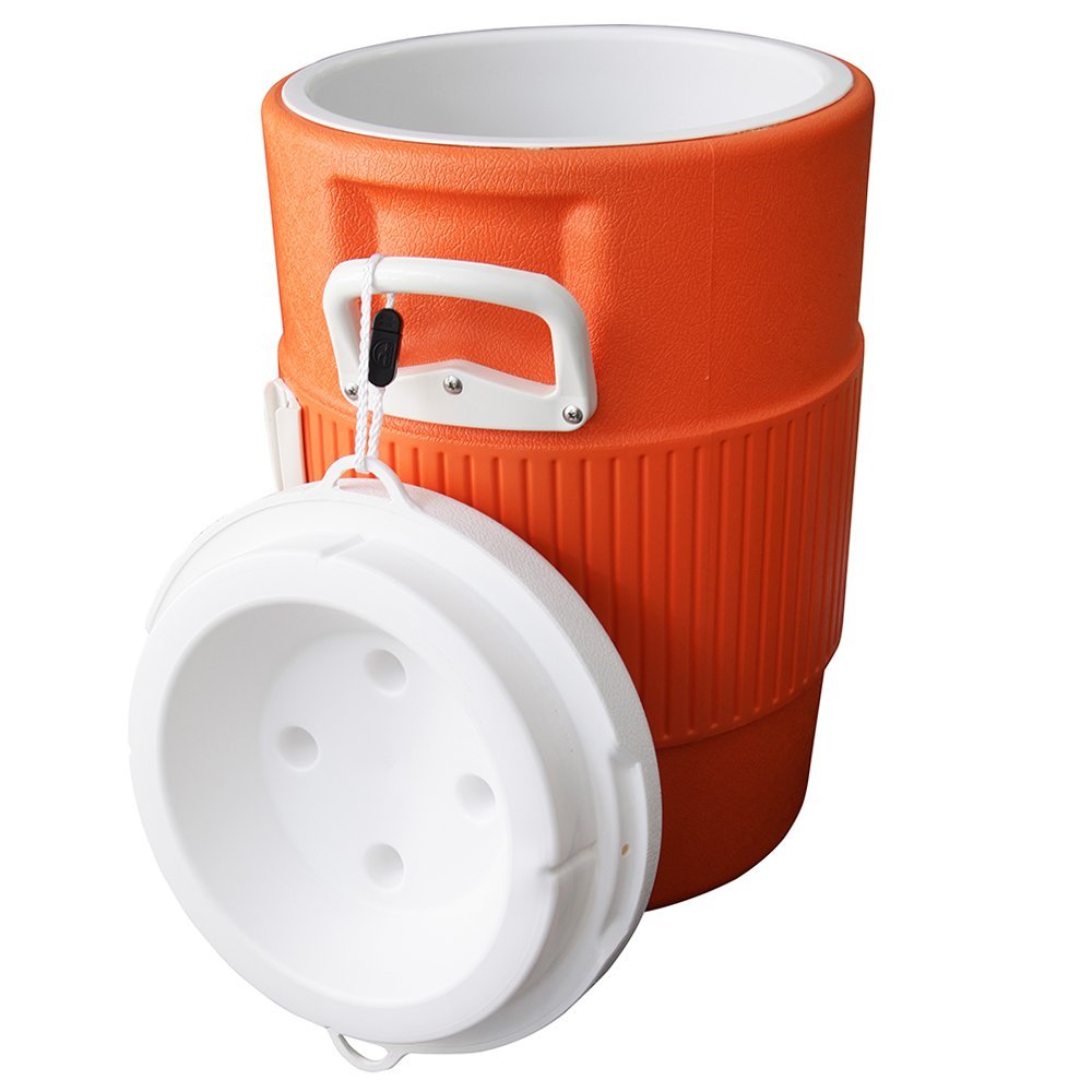Foto 3 pulgar | Hielera Igloo De 19 Litros Con Tapa De Asiento, Color Naranja - Venta Internacional.