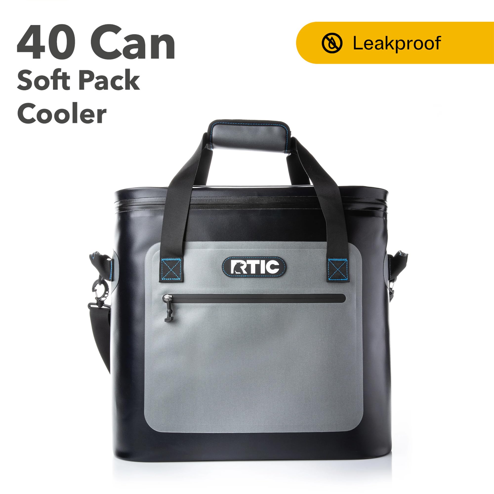 Foto 4 pulgar | Bolsa Térmica Rtic Soft Cooler 40 Latas Azul/gris A Prueba De Fugas - Venta Internacional.