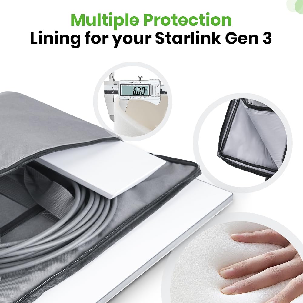 Foto 5 pulgar | Bolsa De Transporte Xtar Starlink Gen 3 Satellite Para Autocaravanas Y Viajes - Venta Internacional.