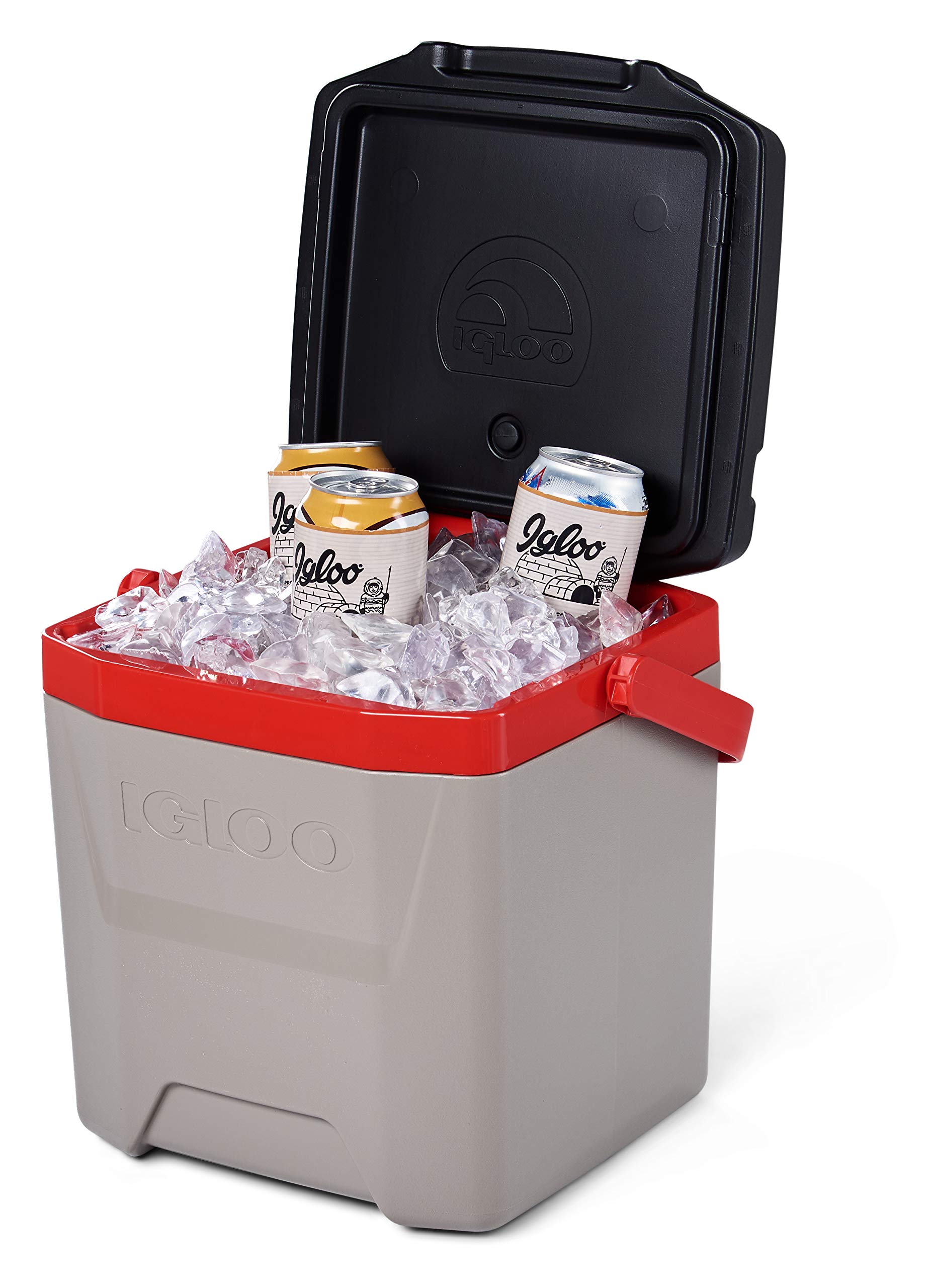 Foto 2 | Cooler Igloo Quantum Arenisstone De 12 Cuartos De Galón, Rojo Brillante Y Negro - Venta Internacional.