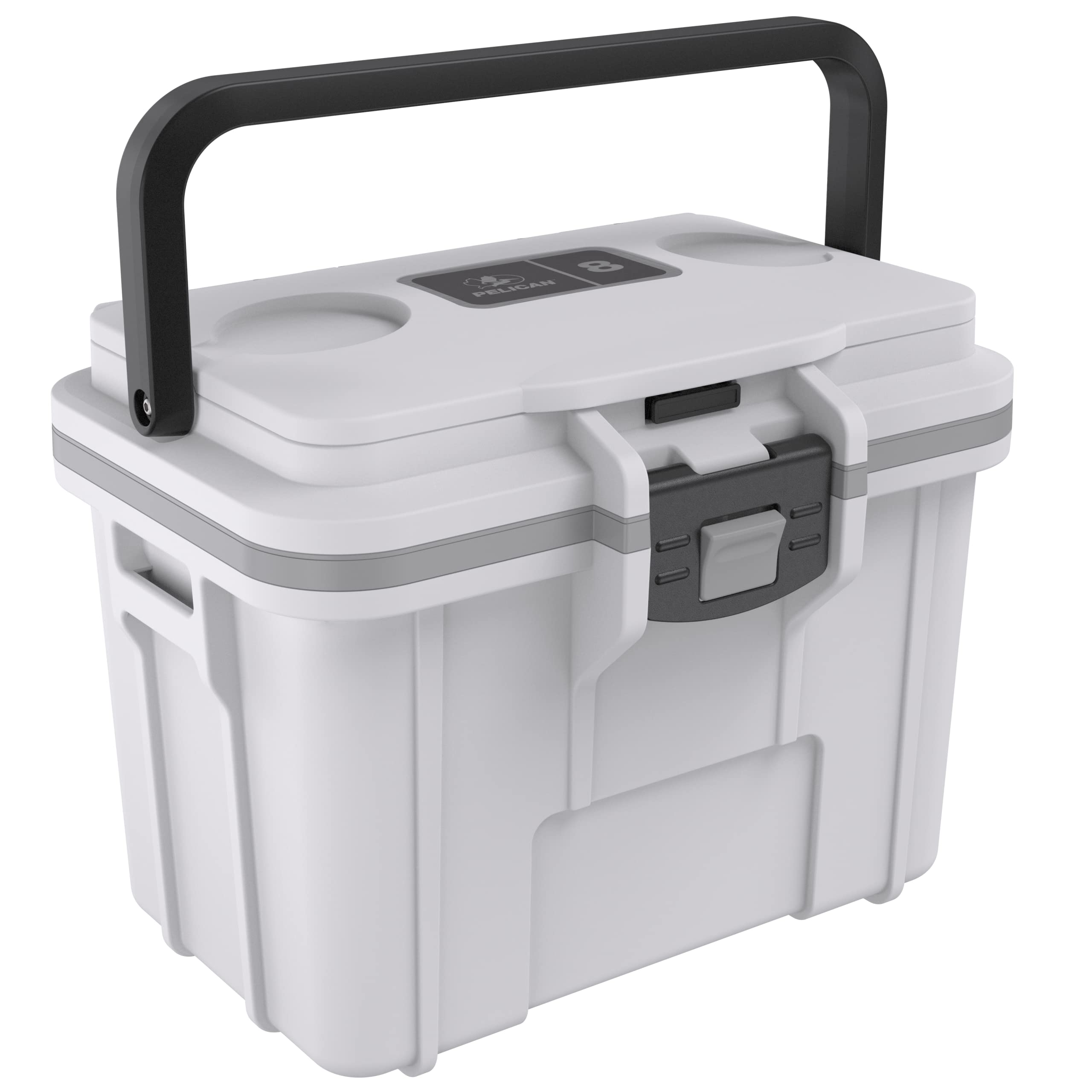 Foto 2 pulgar | Fiambrera Personal Cooler Pelican De 8 Cuartos De Galón, Blanco/gris - Venta Internacional.