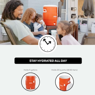 Foto 6 | Dispensador De Agua Portátil Cooler Igloo Sports De 10 Galones, Color Naranja - Venta Internacional.