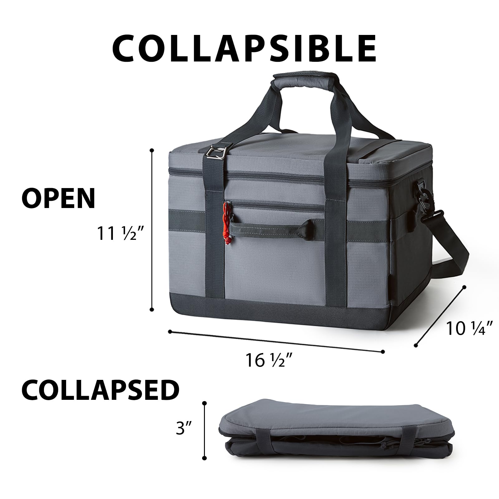 Foto 8 pulgar | Bolsa Térmica Tourit De 32 Litros Con Aislamiento, 48 Latas, Para Pícnic En La Playa, Gris - Venta Internacional.