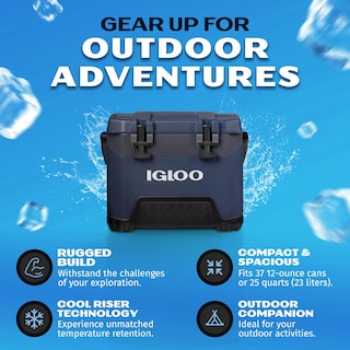 Foto 2 | Hielera Cooler Igloo Heavy-duty Para Bmx De 25 Cuartos De Galón Con Cool Riser - Venta Internacional.