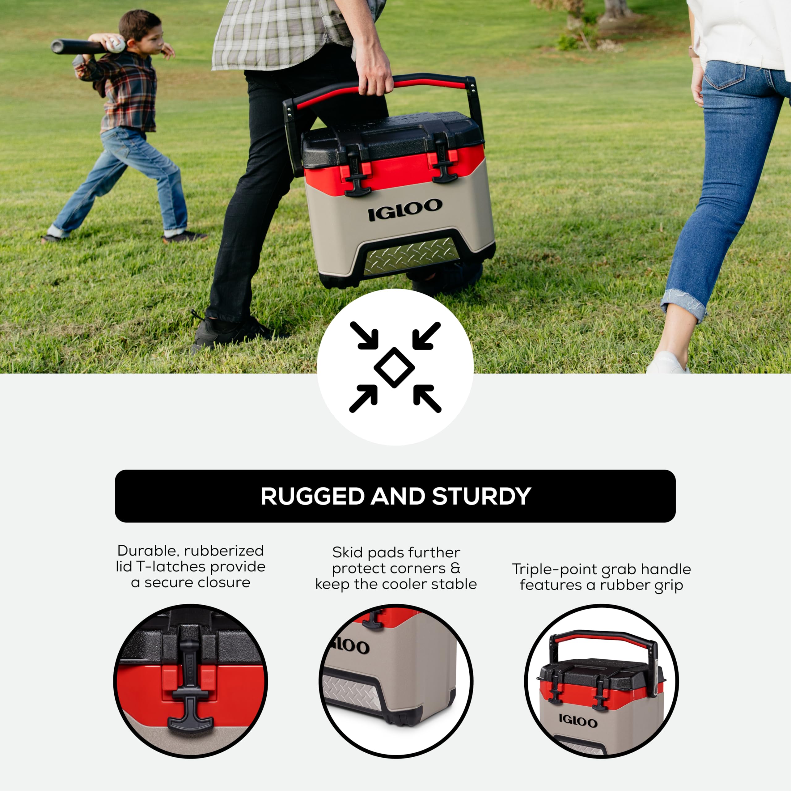 Foto 4 pulgar | Hielera Cooler Igloo Heavy-duty Para Bmx De 25 Cuartos De Galón Con Cool Riser - Venta Internacional.