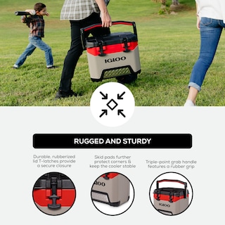 Foto 3 | Hielera Cooler Igloo Heavy-duty Para Bmx De 25 Cuartos De Galón Con Cool Riser - Venta Internacional.
