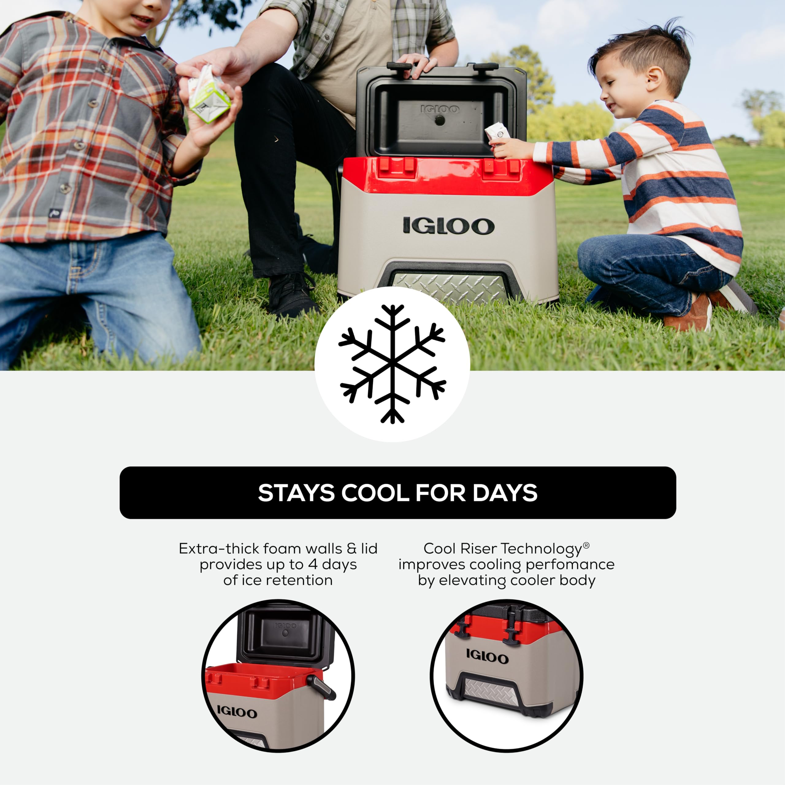 Foto 5 pulgar | Hielera Cooler Igloo Heavy-duty Para Bmx De 25 Cuartos De Galón Con Cool Riser - Venta Internacional.