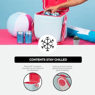 Foto 4 | Etiqueta Cooler Igloo Mist A Lo Largo De La Parte Superior, 11 Litros - Venta Internacional.