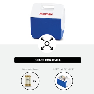 Foto 2 | Cooler Igloo Playmate Pal Azul/blanco 7l - Venta Internacional.