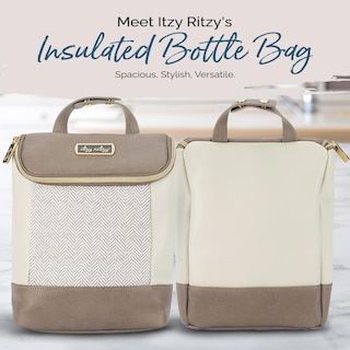Foto 2 | La Bolsa Aislante Para Botellas Itzy Ritzy Mantiene Las Botellas Calientes Y Frías, Color Vainilla - Venta Internacion