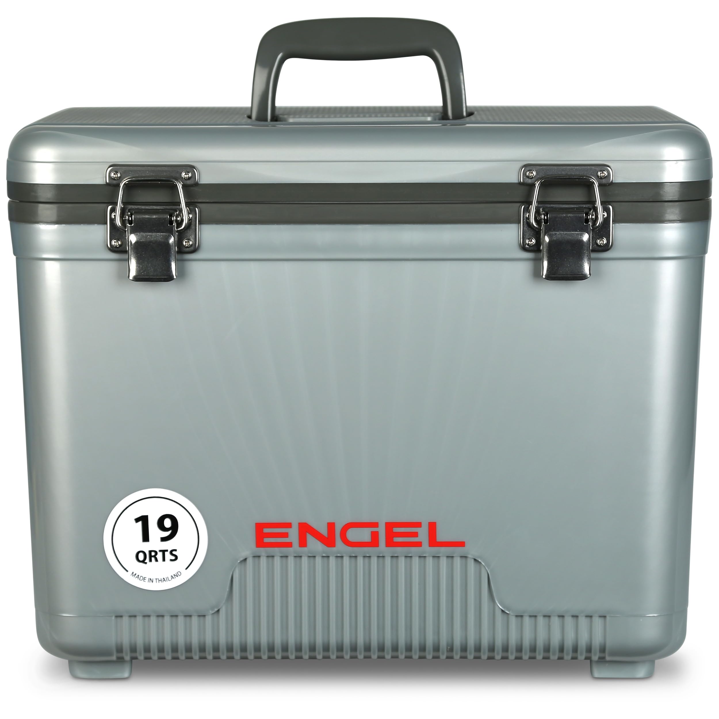 Caja Seca Hermética Cooler Engel Uc19 De 19 Cuartos De Galón, A Prueba De Fugas, Plateada - Venta Internacional.