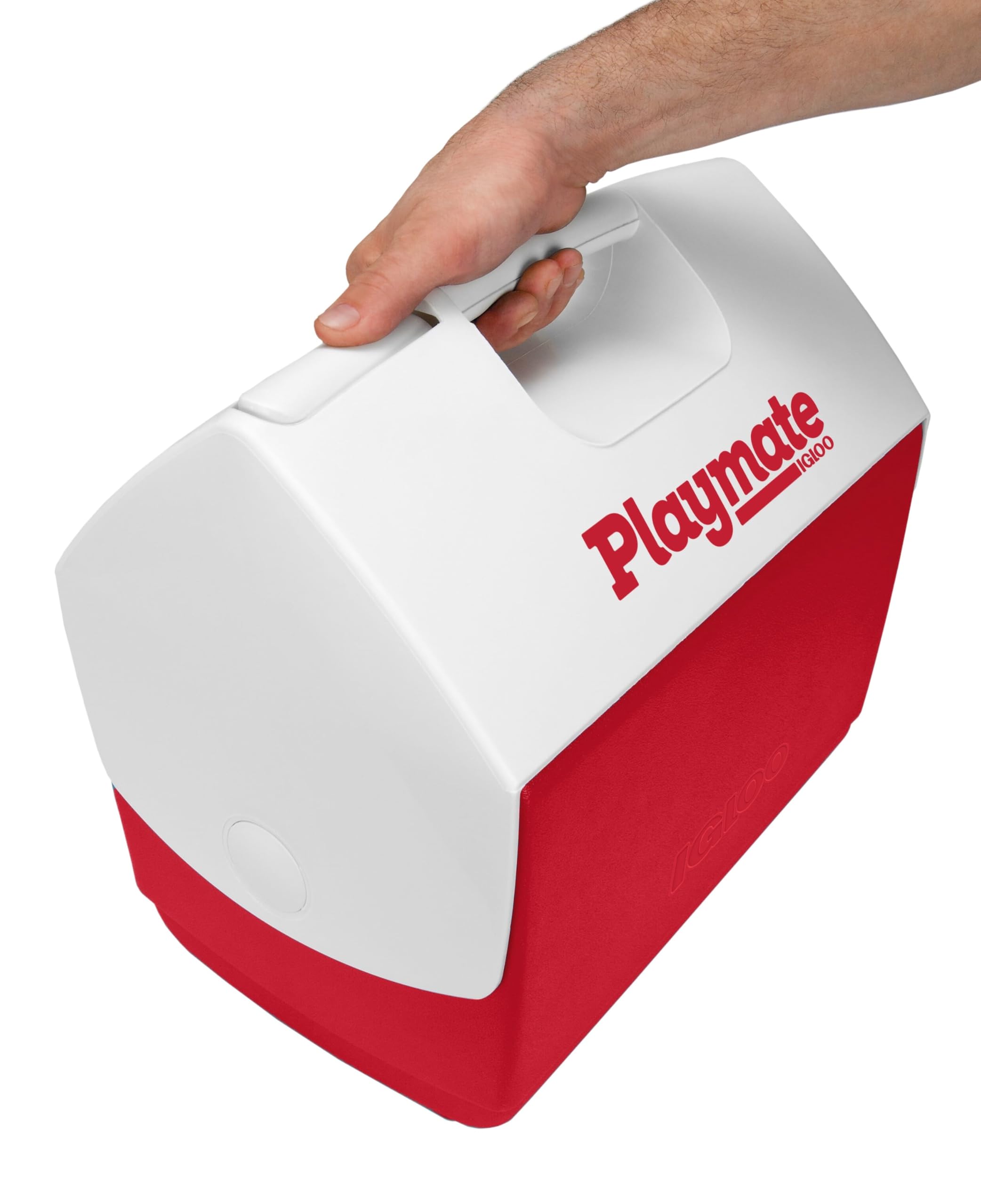 Cooler Igloo Playmate Elite Rojo/blanco De 16 Litros Para Picnics Y Acampadas - Venta Internacional.