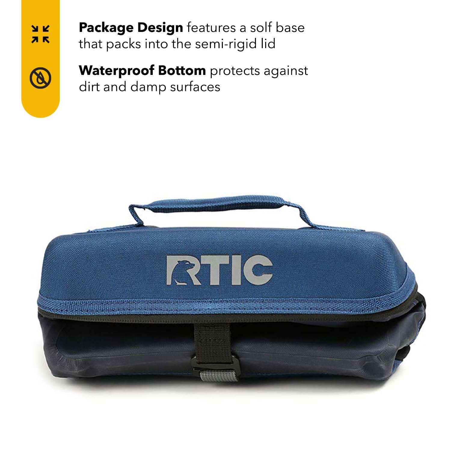 Foto 4 pulgar | Cooler Rtic Everyday 8 Latas Con Aislamiento Suave, Azul Marino - Venta Internacional.