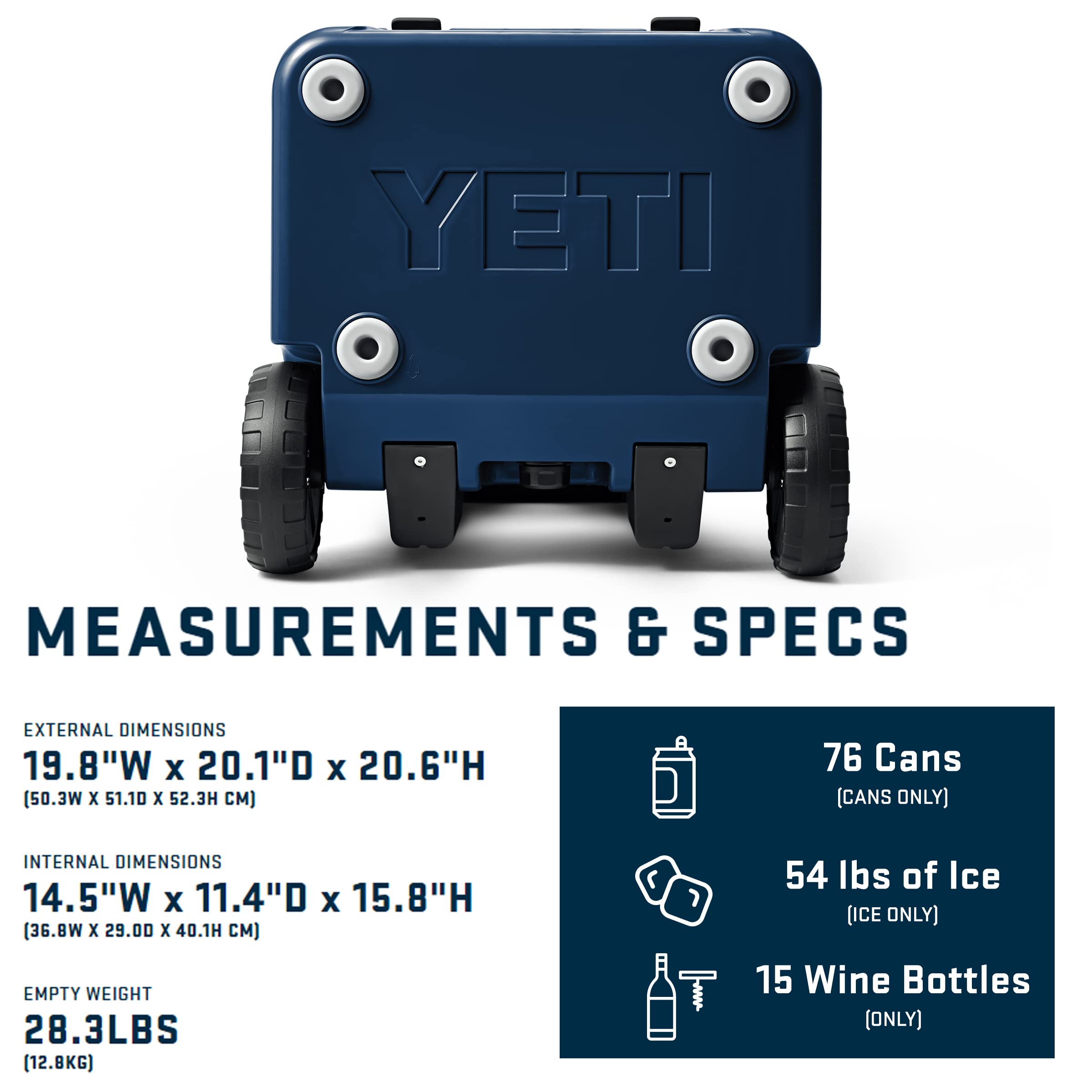 Foto 4 | Cooler Yeti Roadie De 48 Ruedas Con Mango De Periscopio Retráctil - Venta Internacional.