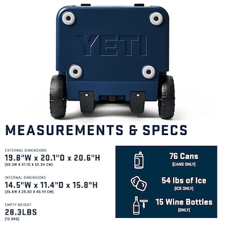 Foto 4 | Cooler Yeti Roadie De 48 Ruedas Con Mango De Periscopio Retráctil - Venta Internacional.