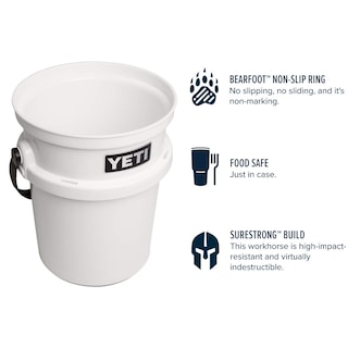 Foto 3 | Cuchara Yeti Loadout De 5 Galones Resistente A Impactos Blanca - Venta Internacional.
