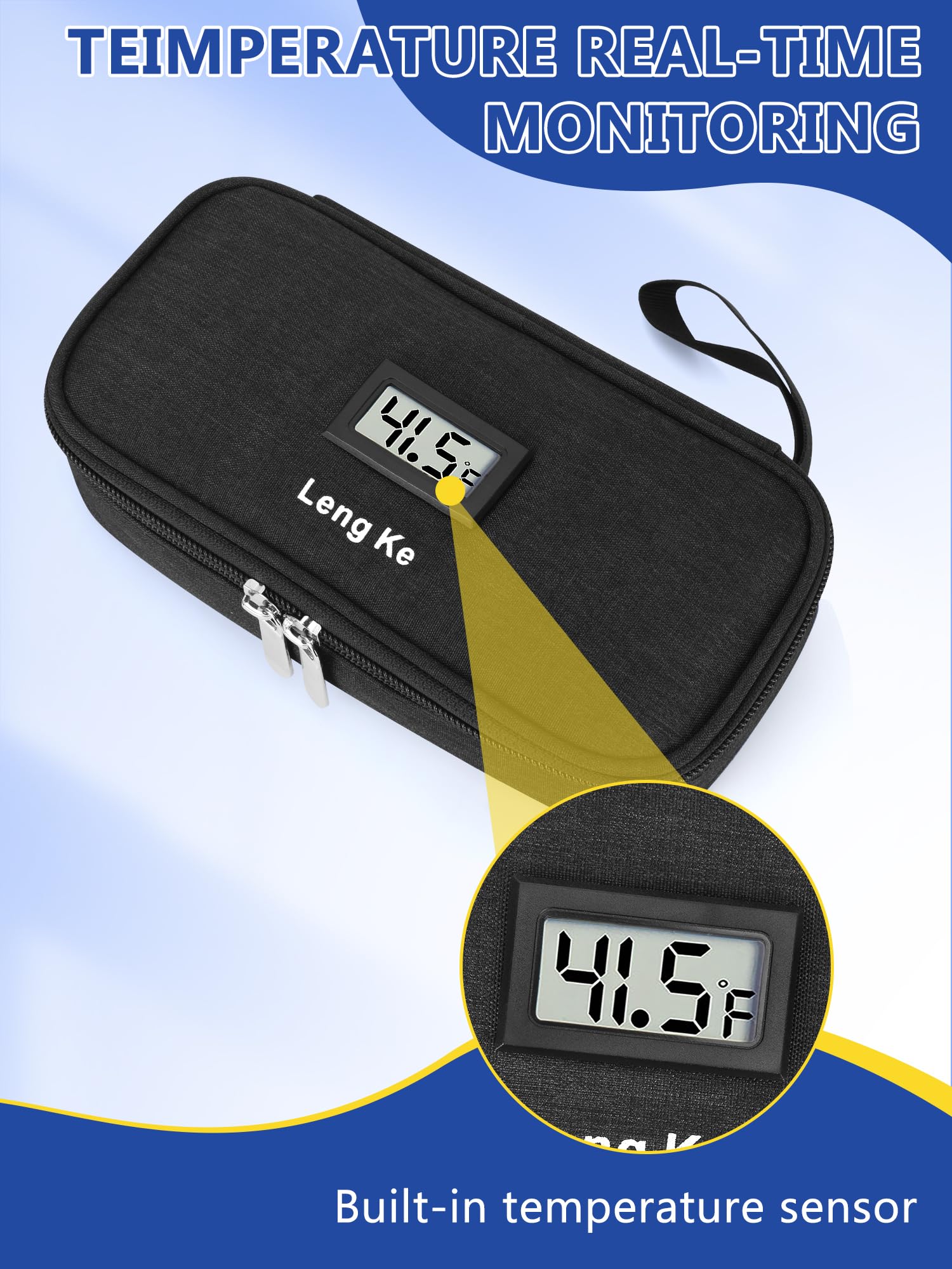 Foto 2 | Estuche De Viaje Para Enfriador De Insulina Youshares Con Pantalla De Temperatura - Venta Internacional.