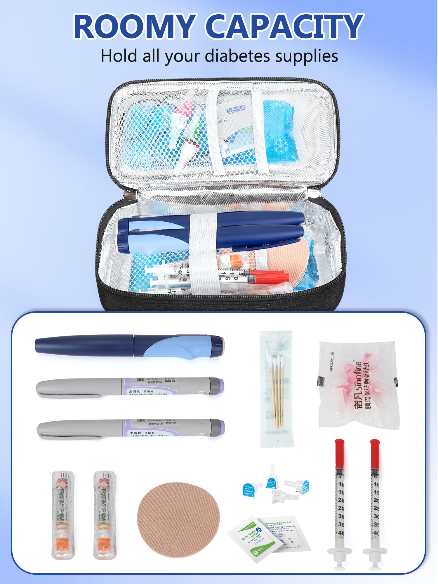 Foto 4 pulgar | Estuche De Viaje Para Enfriador De Insulina Youshares Con Pantalla De Temperatura - Venta Internacional.