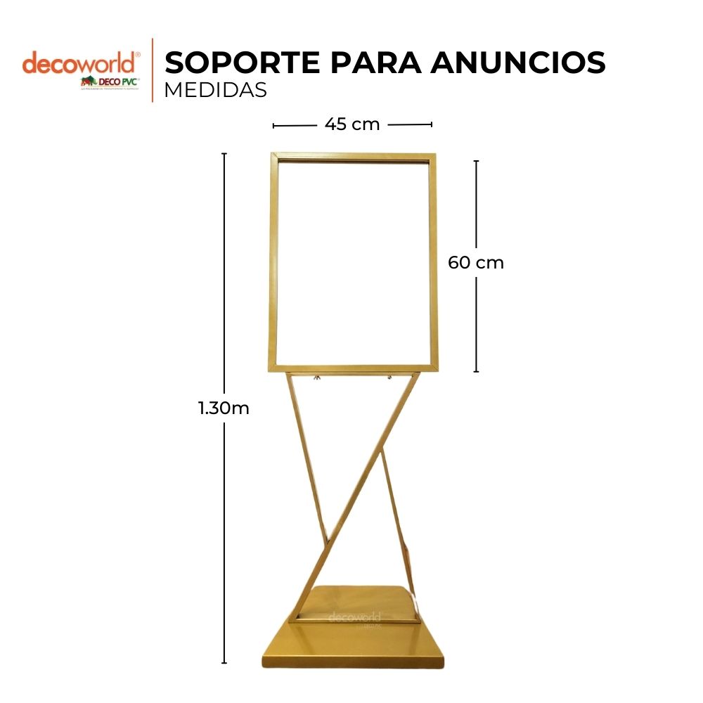 Foto 4 pulgar | Soporte De Letrero Anuncio Cartel