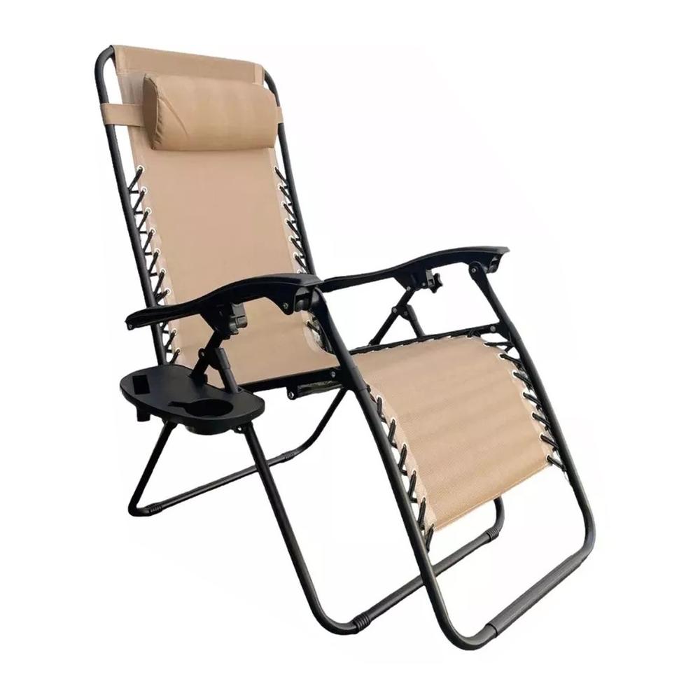 Foto 1 | Silla Camastro Reclinable para Jardin Playa