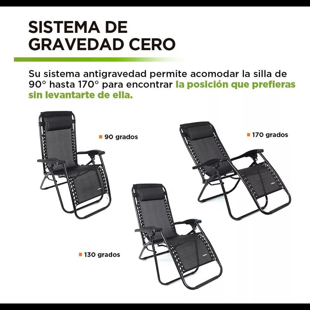 Foto 8 | Silla Camastro Reclinable para Jardin Playa