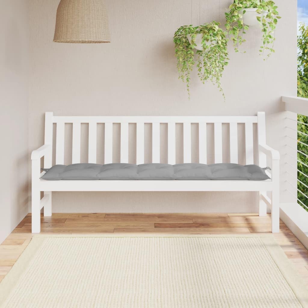 Foto 2 | Cojín para Banco de Jardín VidaXL Tela Oxford Gris - Venta Internacional
