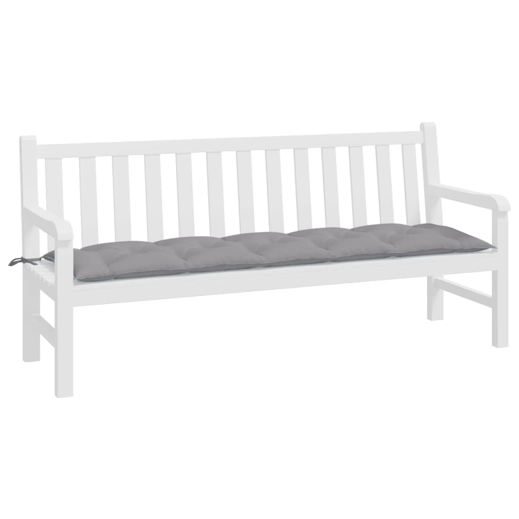 Foto 3 | Cojín para Banco de Jardín VidaXL Tela Oxford Gris - Venta Internacional