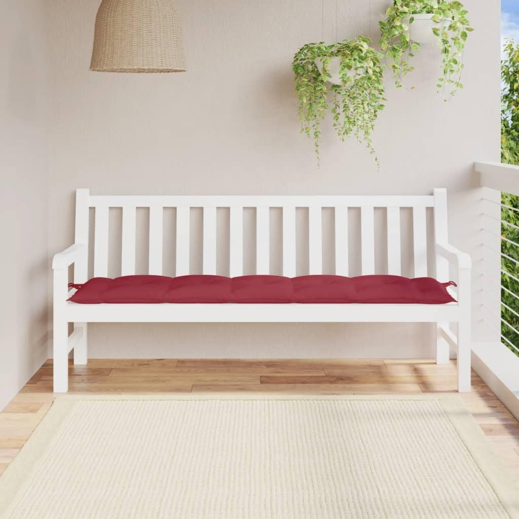Foto 3 pulgar | Cojín para Banco de Jardín VidaXL Tela Oxford Vino - Venta Internacional