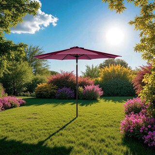 Foto 4 | Sombrilla de Jardín Iliosinnova 223 cm de Alto