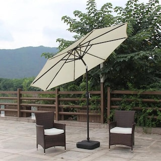 Foto 2 | 2 Sombrilla Plegable 3 Mts Para Jardin Playa Camp Exterior.