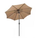 Sombrilla Para Jardín O Playa Angulo De Inclinación Eo Safe Imports Esi-17735 Beige