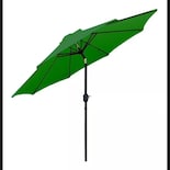 Sombrilla Plegable Para Exterior Jardin Playa Manivela 2.7m
