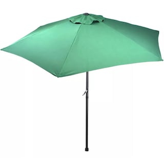 Foto 2 | Sombrilla Plegable Para Exterior Jardin Playa Manivela 2.7m