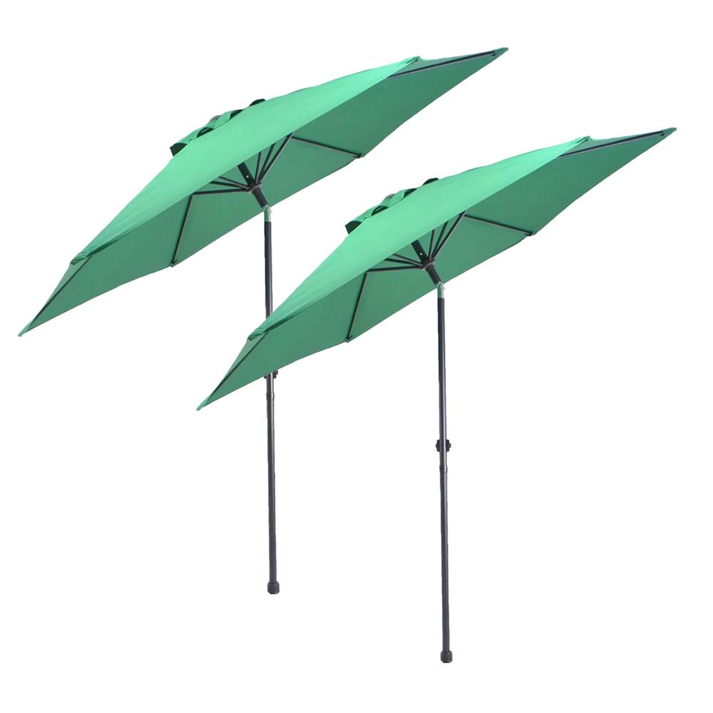 Sombrilla Plegable 3 m paraExterior 2 Piezas