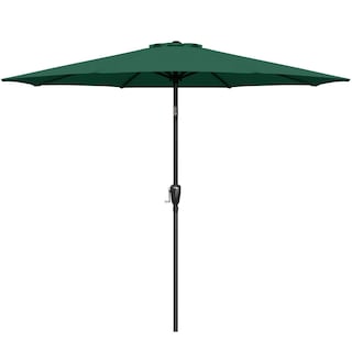 Foto 1 | Sombrilla De Patio Simple Deluxe De 2,7 M Para Exteriores Con Inclinación Y Manivela, Color Verde - Venta Internacional