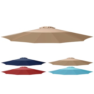 Foto 1 | Toldo De Repuesto Para Sombrilla De Patio, 2,7 M, Para Exteriores, Color Canela, 8 Varillas - Venta Internacional.