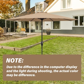 Foto 4 | Toldo De Repuesto Para Sombrilla De Patio, 2,7 M, Para Exteriores, Color Canela, 8 Varillas - Venta Internacional.