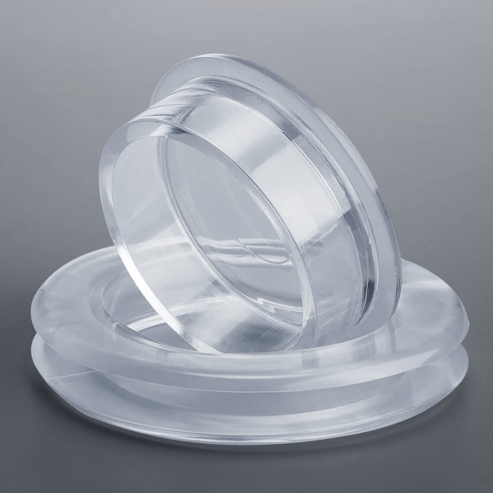 Foto 4 pulgar | Juego De Anillos Con Agujero Para Sombrilla Para Mesa De Patio, 2 Pulgadas, Silicona Transparente - Venta Internacional.