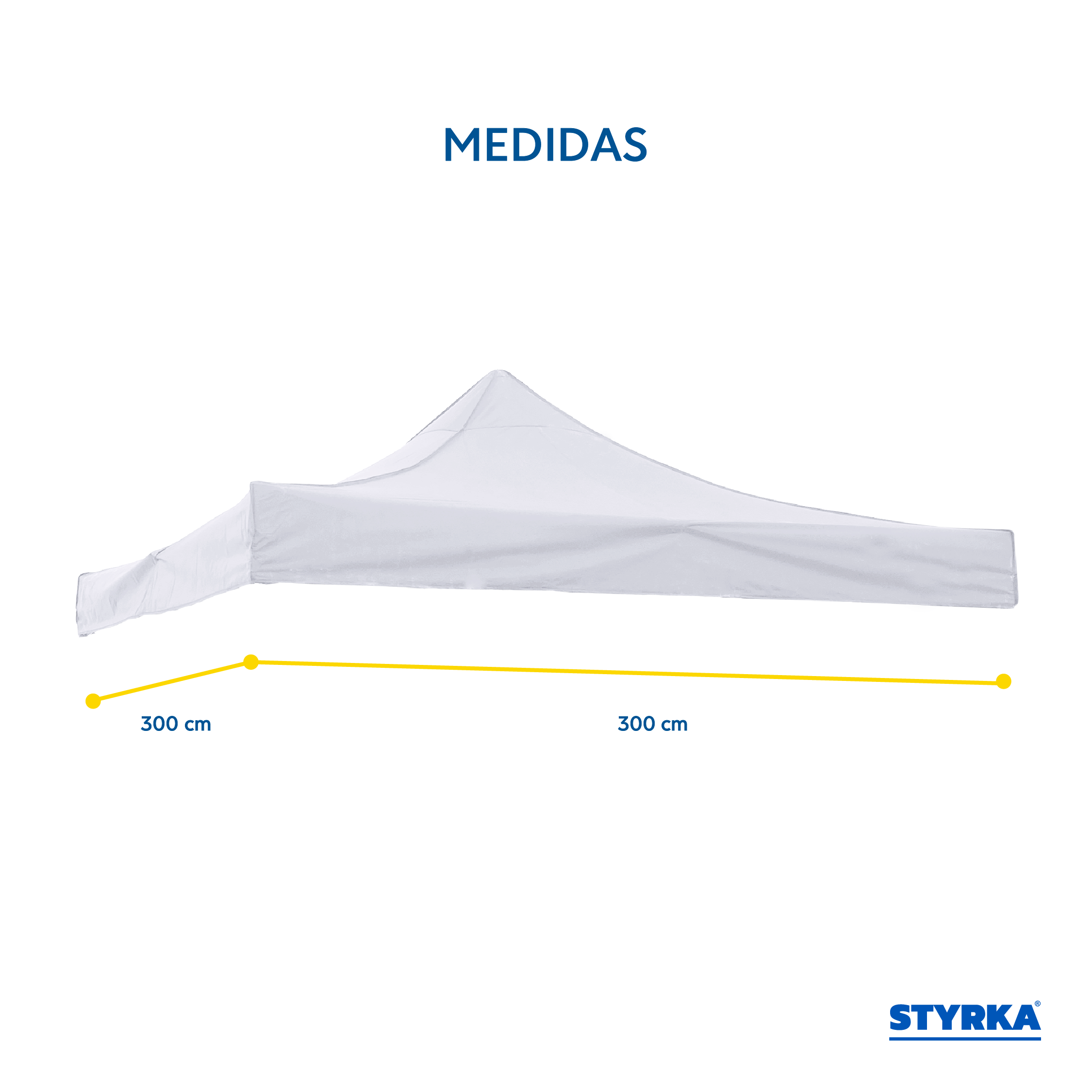 Foto 8 pulgar | Cubierta De Repuesto Para Toldo 3x3m Styrka