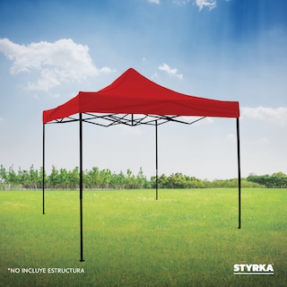 Foto 2 | Cubierta De Repuesto Para Toldo 3x3m Styrka - Color Rojo