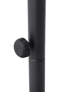 Foto 6 | Naterial Sombrilla Para Jardín 290cm Con Mástil Lateral De Acero Gris, Modelo Polar Ii
